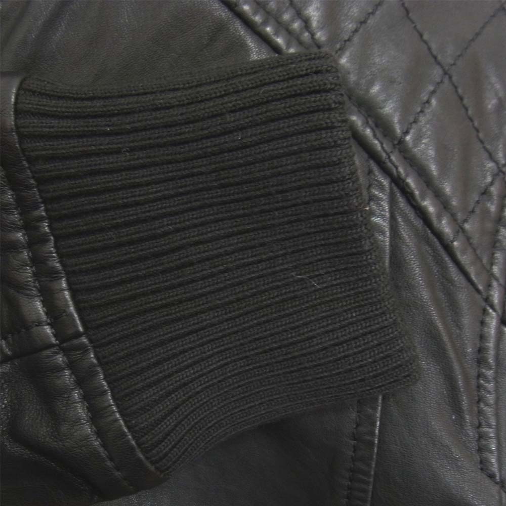 Timberland ティンバーランド ラムレザー ブルゾン ジャケット ブラック系 M【新古品】【未使用】【中古】