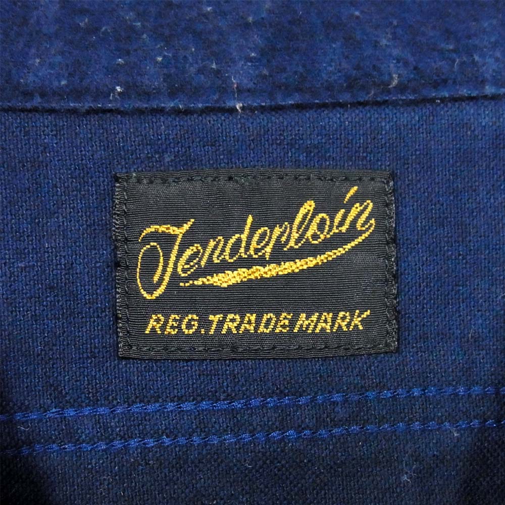 TENDERLOIN テンダーロイン T-WORK SHT ワーク 長袖シャツ ダークネイビー系 XL【中古】