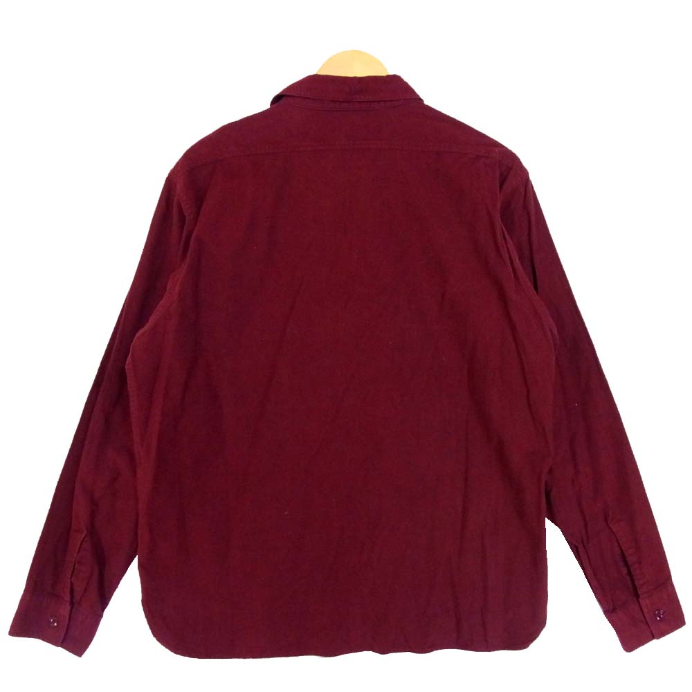 TENDERLOIN テンダーロイン T-WORK SHT ワーク 長袖シャツ ボルドー系 XL【中古】