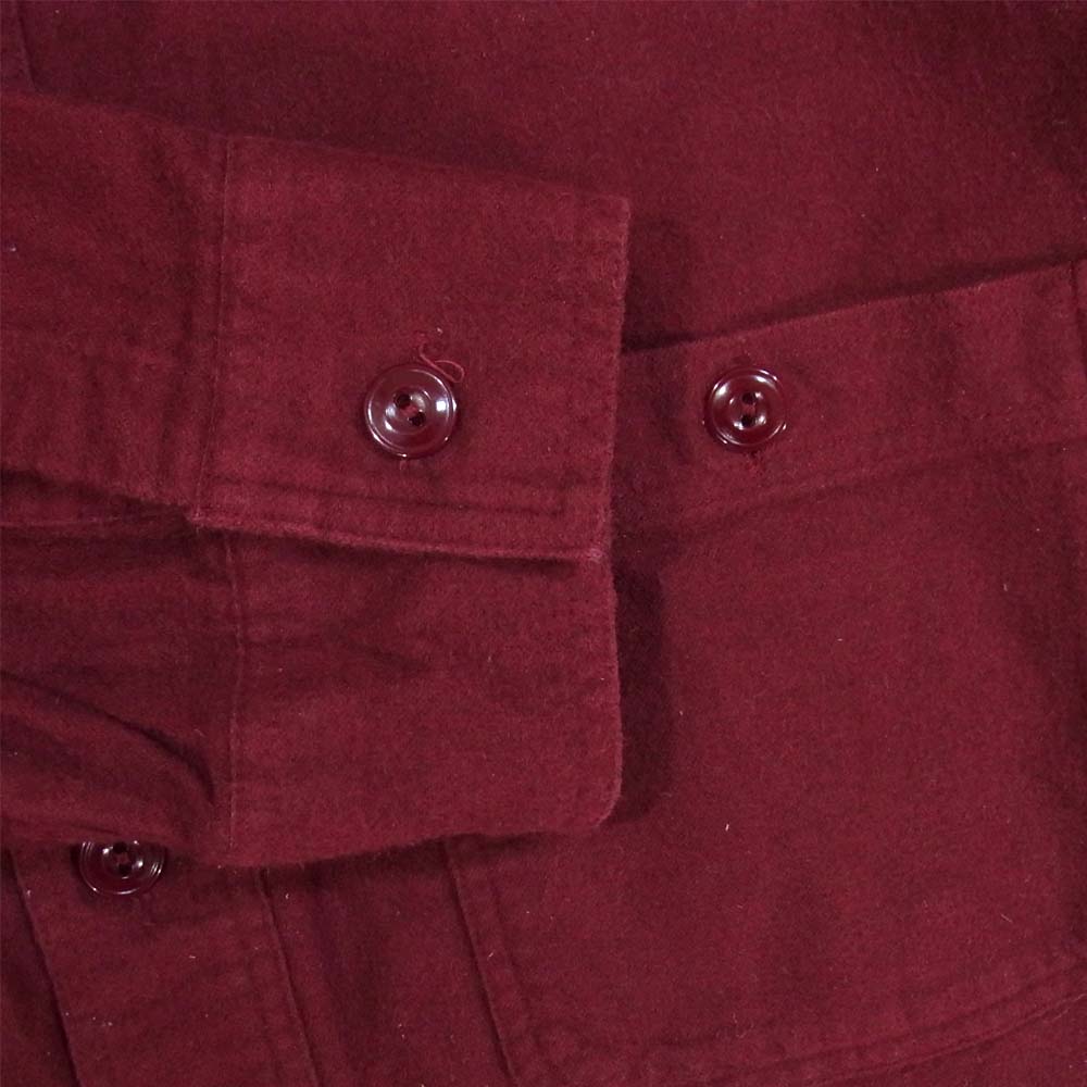 TENDERLOIN テンダーロイン T-WORK SHT ワーク 長袖シャツ ボルドー系 XL【中古】