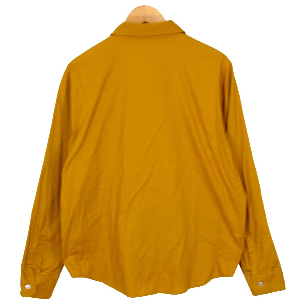 TENDERLOIN テンダーロイン T-WORK SHT サークル ワッペン ワーク 長袖シャツ イエロー系 L【中古】