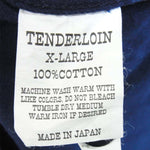 TENDERLOIN テンダーロイン T-WORK SHT サークル ワッペン ワーク 長袖シャツ ネイビー系 XL【中古】