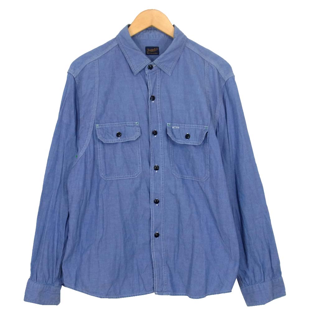 TENDERLOIN テンダーロイン T-WORK SHT ワーク 長袖シャツ インディゴブルー系 L【中古】