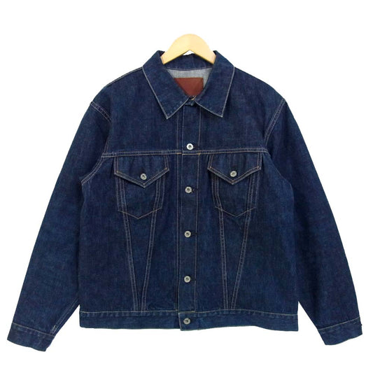 TENDERLOIN テンダーロイン T-CP SHT W コットン ピケ ウエスタン 長袖シャツ インディゴブルー系 表記無し【中古】