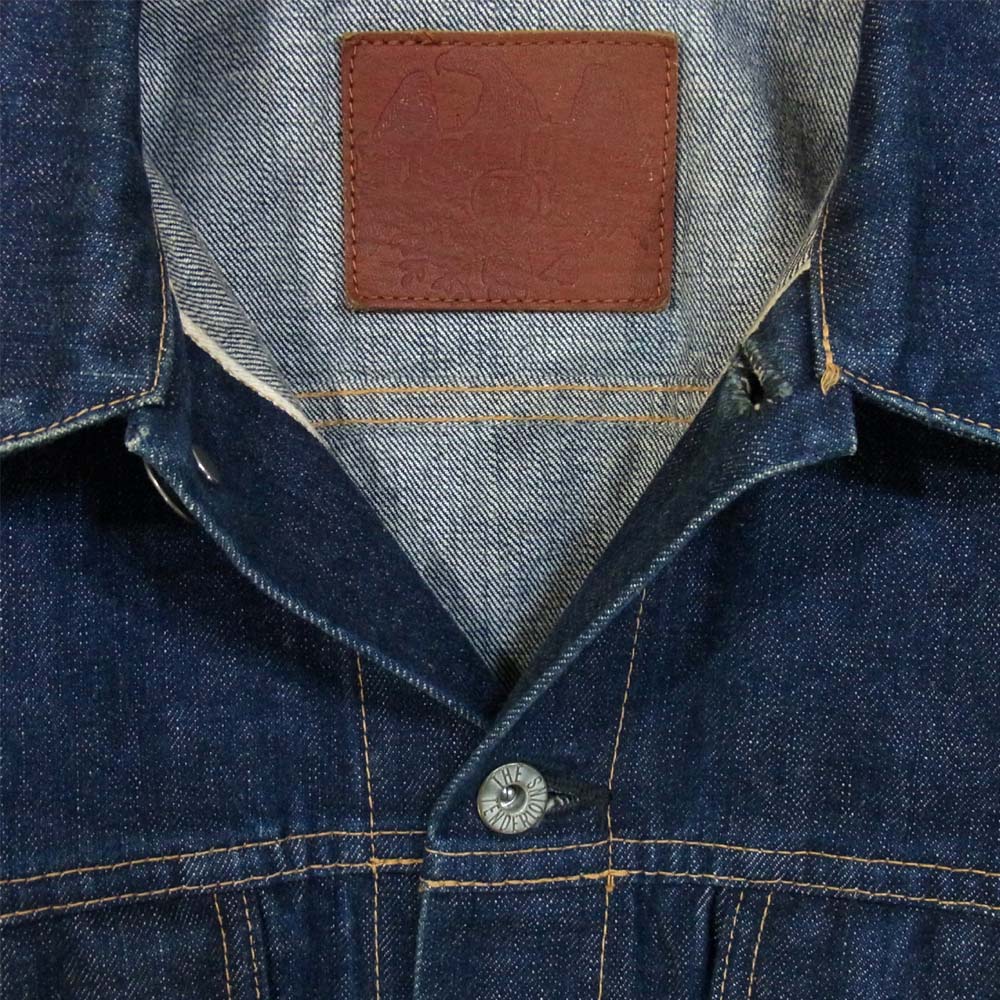 TENDERLOIN テンダーロイン T-CP SHT W コットン ピケ ウエスタン 長袖シャツ インディゴブルー系 表記無し【中古】