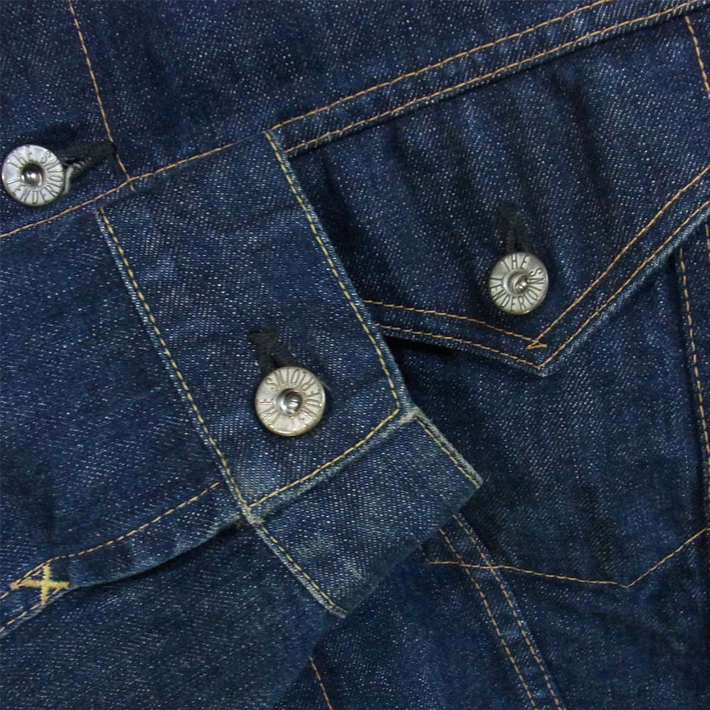 TENDERLOIN テンダーロイン T-CP SHT W コットン ピケ ウエスタン 長袖シャツ インディゴブルー系 表記無し【中古】
