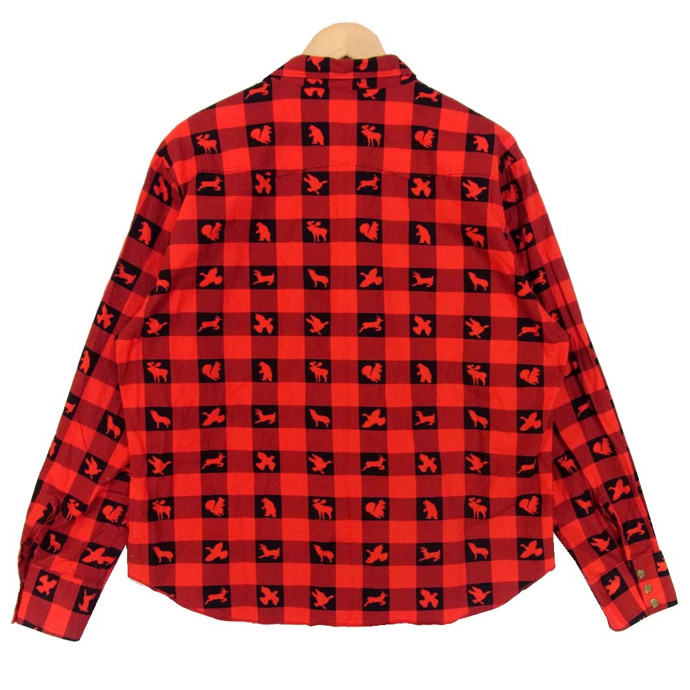 TENDERLOIN テンダーロイン T-WESTERN SHT W ウィンチェスター ウエスタン 長袖シャツ レッド系 L【中古】