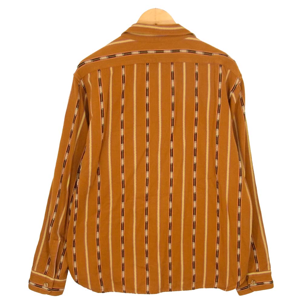 TENDERLOIN テンダーロイン T-NATIVE SHT ネイティブ長袖シャツ ブラウン系 L【中古】