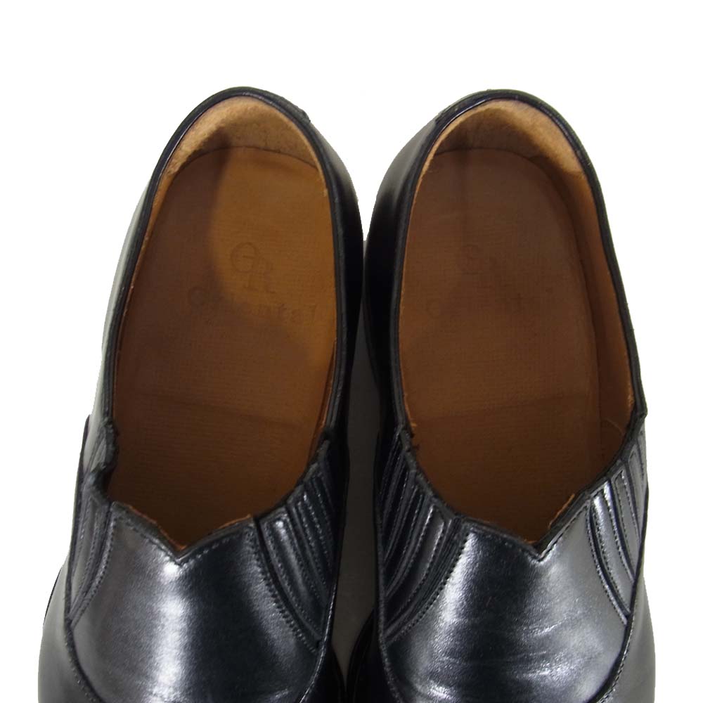 オリエンタル オリエンタル ORIENTAL SHOES 3401 サイドエラスティック シューズ ブラック系 5【美品】【中古】