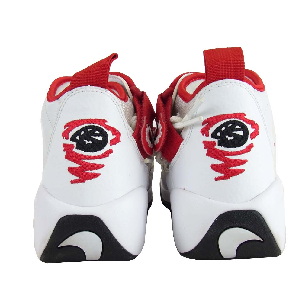 NIKE ナイキ 880869-100 AIR SHAKE エアシェイク ハイカット スニーカー ホワイト系 レッド系 26cm【美品】【中古】