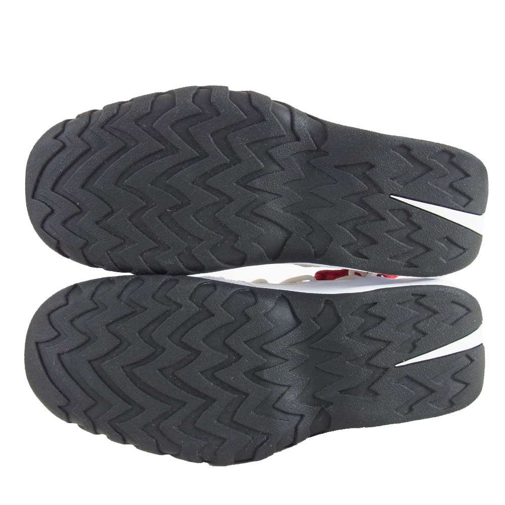 NIKE ナイキ 880869-100 AIR SHAKE エアシェイク ハイカット スニーカー ホワイト系 レッド系 26cm【美品】【中古】