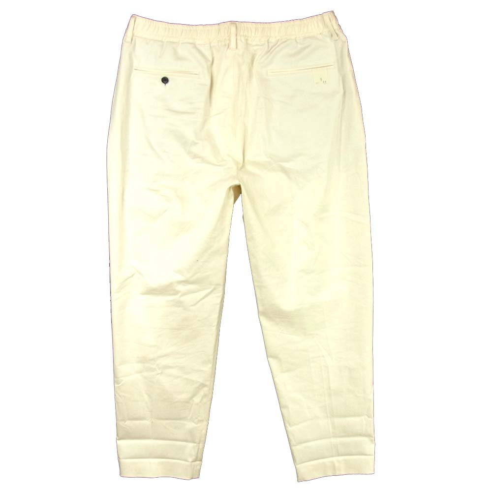N.HOOLYWOOD エヌハリウッド 1201-PT12-058 pieces TAPERED EASY PANTS テーパード イージー パンツ オフホワイト系 44【美品】【中古】