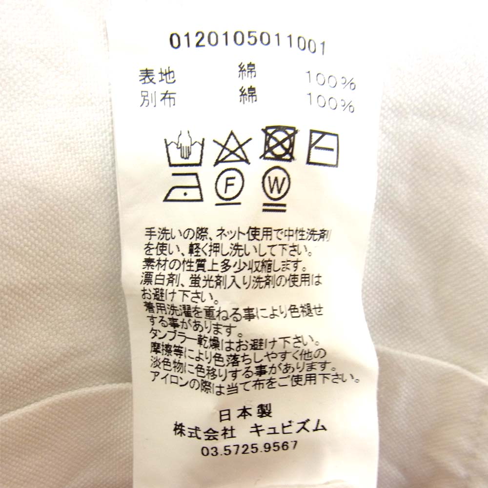 VISVIM ビズビム 20SS 120105011001 ALBACORE BANDANA ND L/S 袖 バンダナ 長袖 シャツ ホワイト系 5【中古】