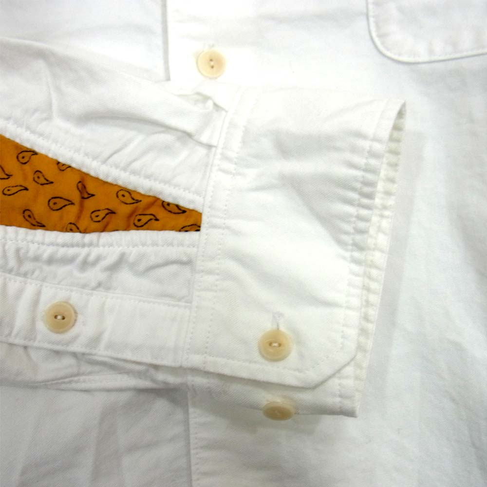 VISVIM ビズビム 20SS 120105011001 ALBACORE BANDANA ND L/S 袖 バンダナ 長袖 シャツ ホワイト系 5【中古】