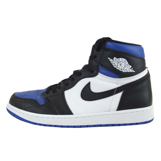 NIKE AIR JORDAN ナイキ ジョーダン 555088-041 RETRO HIGH OG Royal Toe レトロ ハイカット スニーカー ロイヤルトゥ ブルー系 ホワイト系 30cm【美品】【中古】