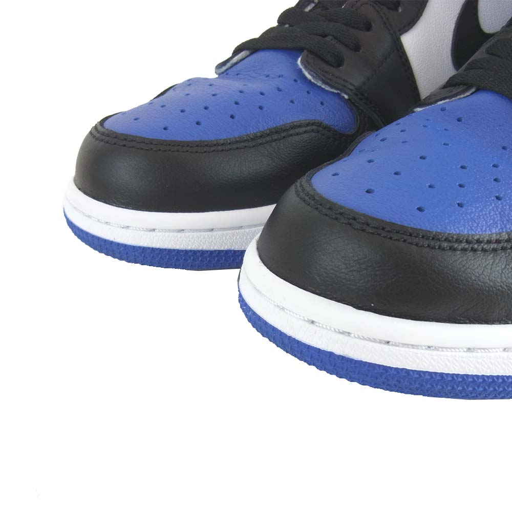NIKE AIR JORDAN ナイキ ジョーダン 555088-041 RETRO HIGH OG Royal Toe レトロ ハイカット スニーカー ロイヤルトゥ ブルー系 ホワイト系 30cm【美品】【中古】