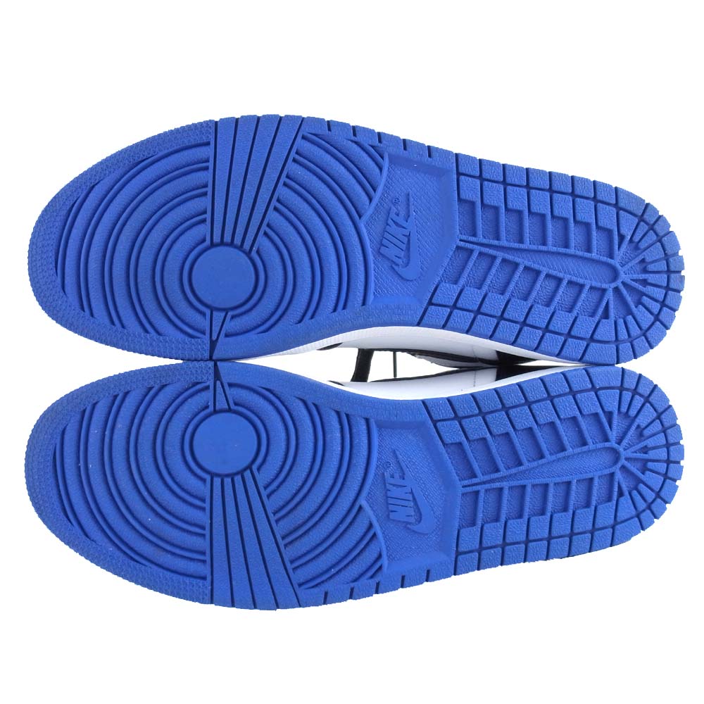 NIKE AIR JORDAN ナイキ ジョーダン 555088-041 RETRO HIGH OG Royal Toe レトロ ハイカット スニーカー ロイヤルトゥ ブルー系 ホワイト系 30cm【美品】【中古】