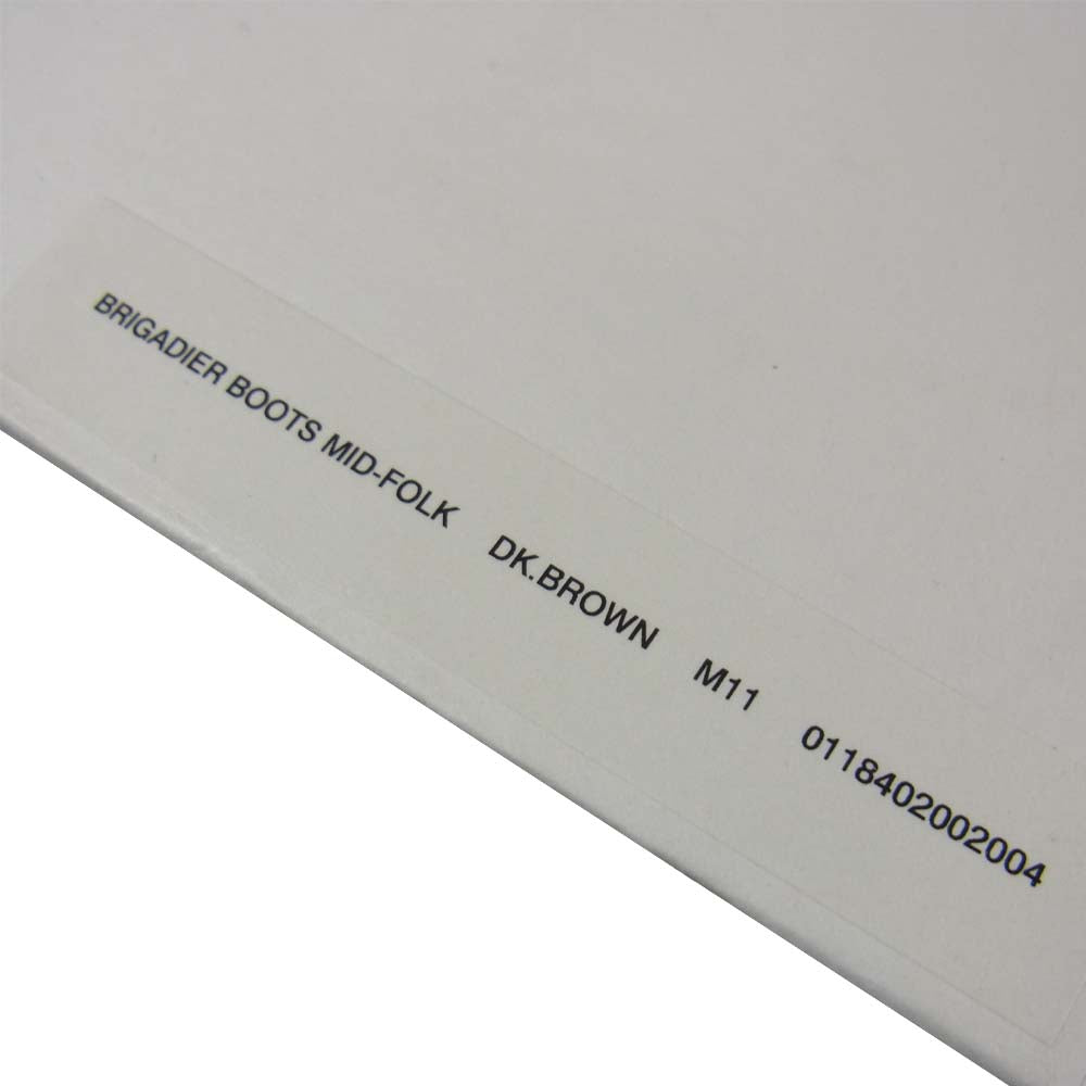 VISVIM ビズビム 18SS 118402002004 BRIGADIER BOOTS ブリガディア スエード ブーツ ブラウン系 8 3/8【中古】