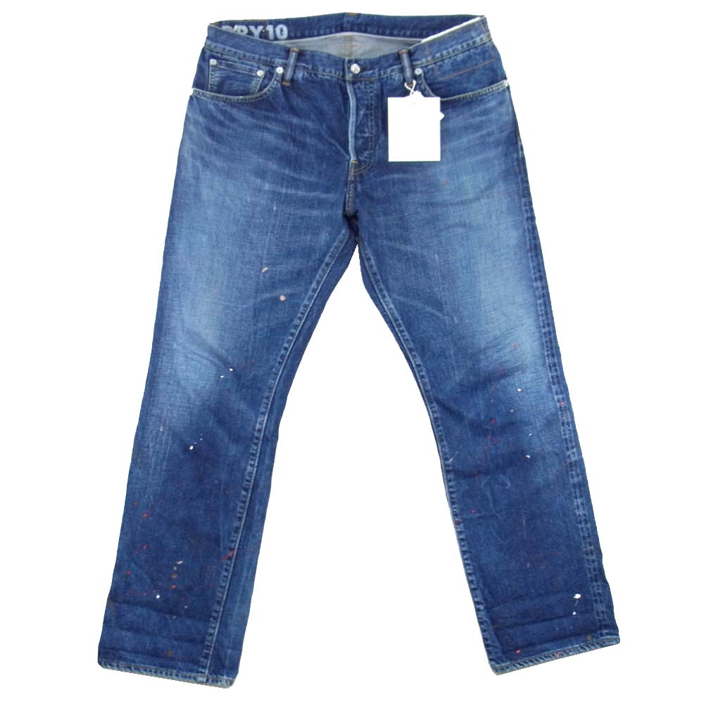 VISVIM ビズビム 20SS 120105005034 SOCIAL SCULPTURE DRY DENIM-10 ソーシャル スカルプチャー ドライ デニム パンツ インディゴブルー系 1【新古品】【未使用】【中古】