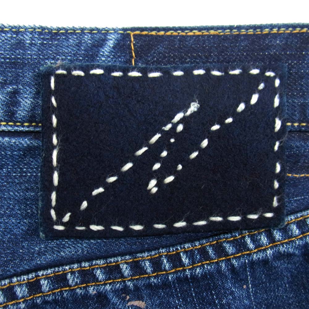 VISVIM ビズビム 20SS 120105005034 SOCIAL SCULPTURE DRY DENIM-10 ソーシャル スカルプチャー ドライ デニム パンツ インディゴブルー系 1【新古品】【未使用】【中古】