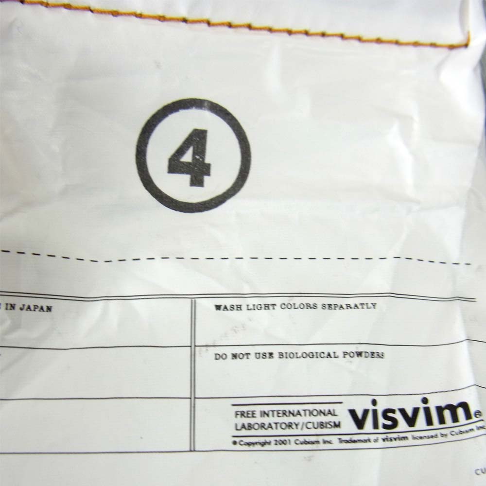 VISVIM ビズビム 20SS 120105005034 SOCIAL SCULPTURE DRY DENIM-10 ソーシャル スカルプチャー ドライ デニム パンツ インディゴブルー系 1【新古品】【未使用】【中古】