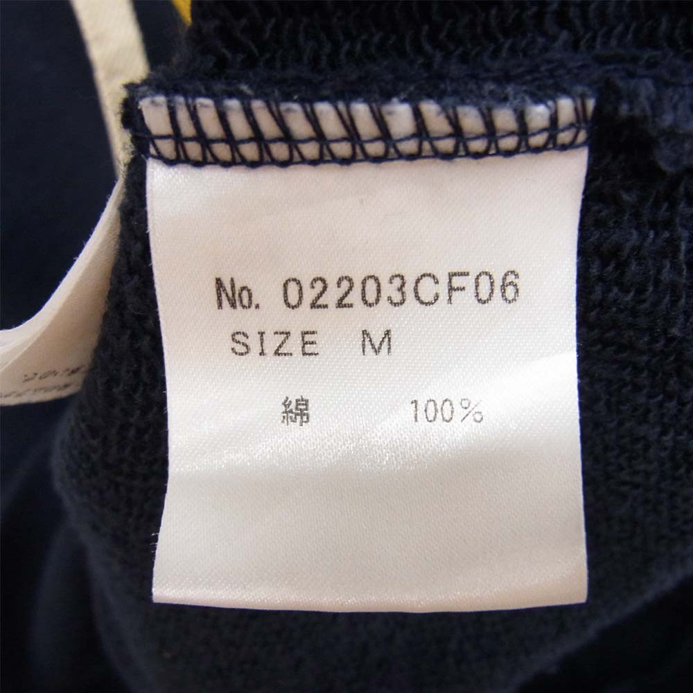 HYSTERIC GLAMOUR ヒステリックグラマー 20AW 02203CF06 UNTAMED プリント オーバーサイズ ジップパーカー ネイビー系 M【美品】【中古】