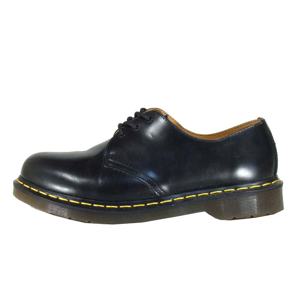 Dr.Martens ドクターマーチン 1461 3EYE GIBSON SHOE 3ホール ギブソン シューズ ブラック系 UK10【美品】【中古】