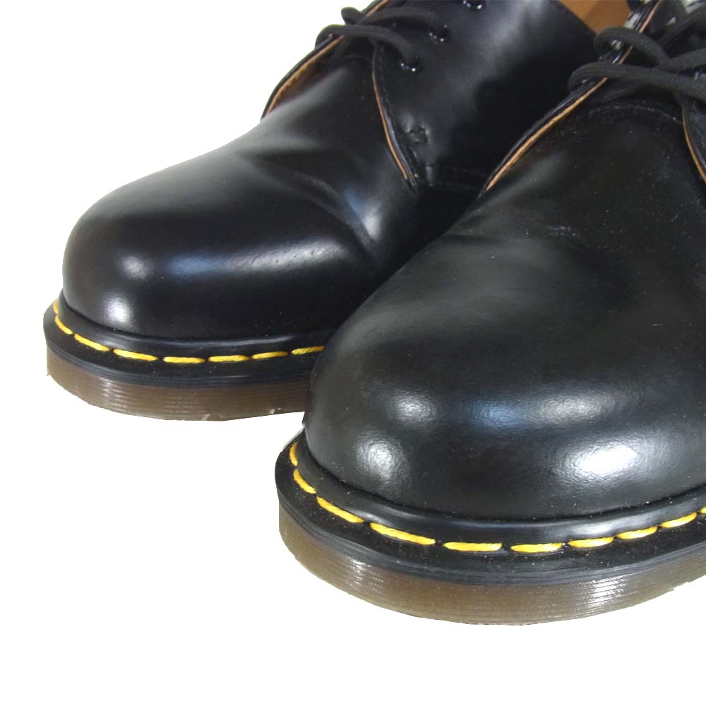 Dr.Martens ドクターマーチン 1461 3EYE GIBSON SHOE 3ホール ギブソン シューズ ブラック系 UK10【美品】【中古】