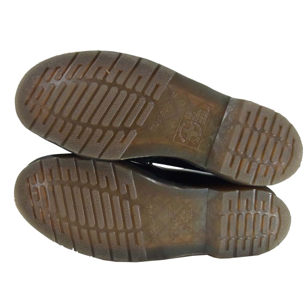 Dr.Martens ドクターマーチン 1461 3EYE GIBSON SHOE 3ホール ギブソン シューズ ブラック系 UK10【美品】【中古】