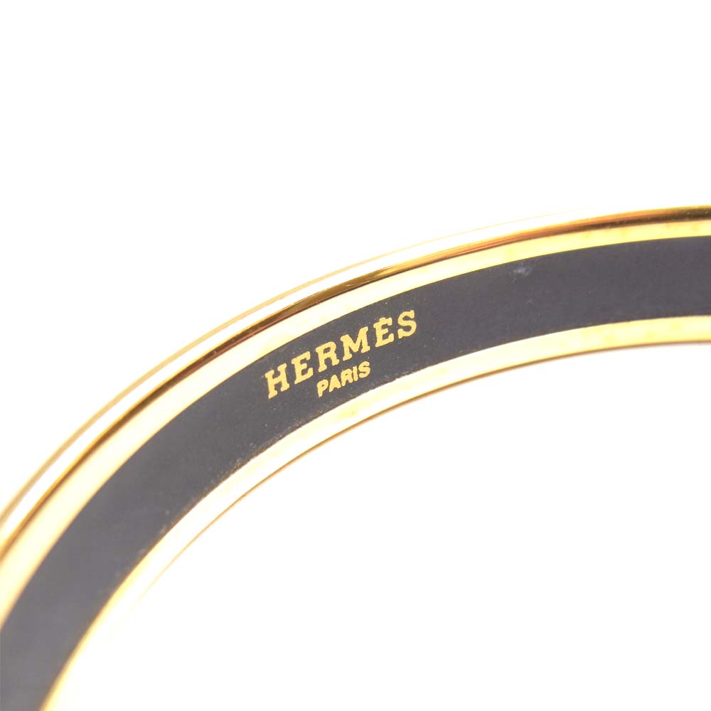 HERMES エルメス エマイユ ブレスレット バングル ブルー系【中古】