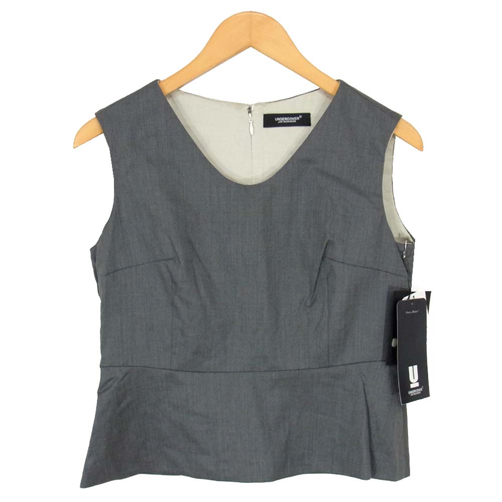 UNDERCOVER アンダーカバー UCU1406 ジュンタカハシ JUN TAKAHASHI ウール ノースリーブ プルオーバー グレー系 1【美品】【中古】