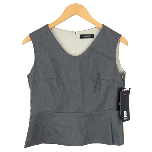 UNDERCOVER アンダーカバー UCU1406 ジュンタカハシ JUN TAKAHASHI ウール ノースリーブ プルオーバー グレー系 1【美品】【中古】