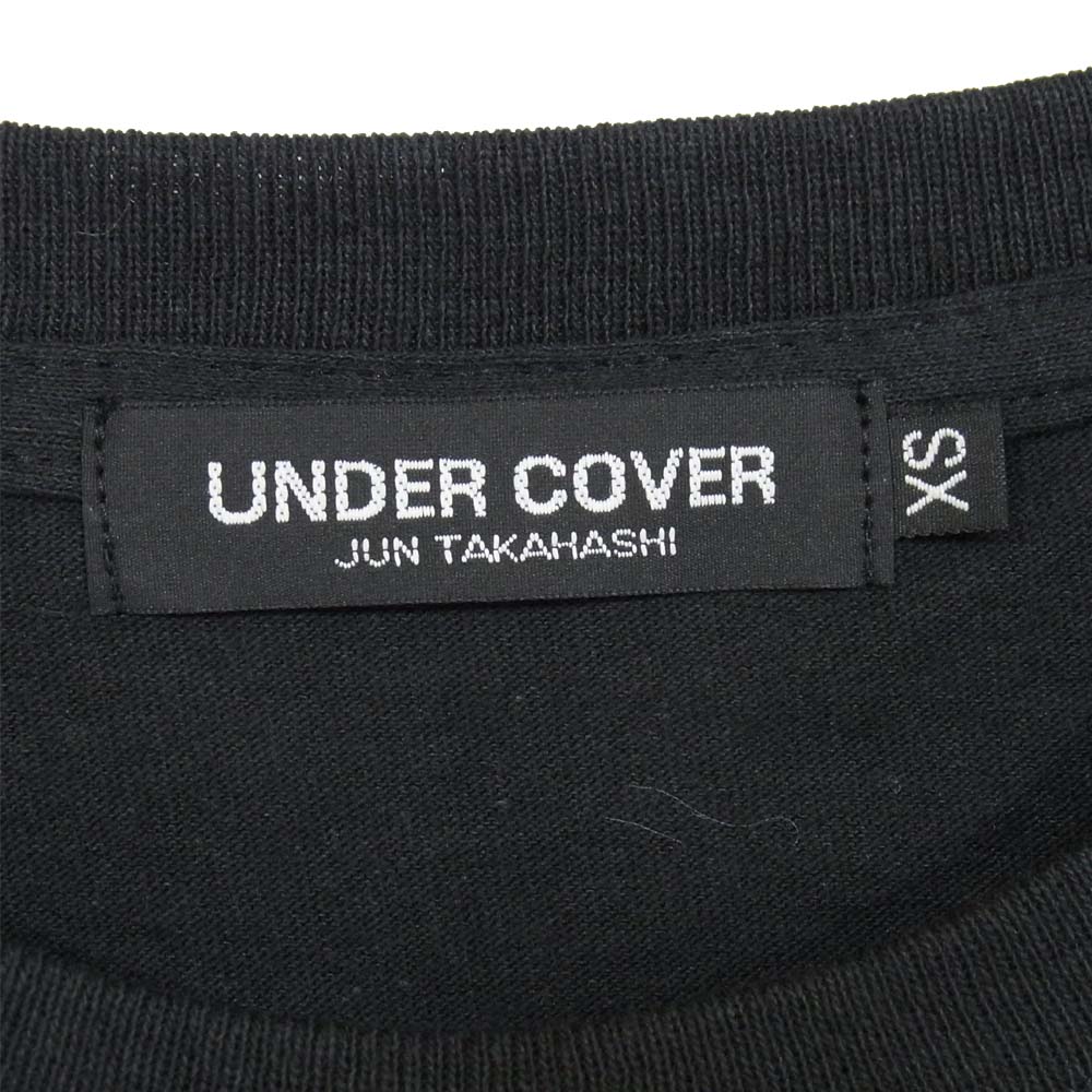 UNDERCOVER アンダーカバー N9830 TGRAPHICS 限定 Uロゴ プリント 半袖 Tシャツ ブラック系 XS【新古品】【未使用】【中古】