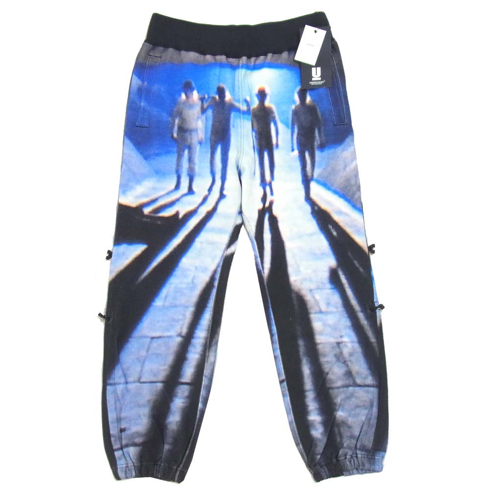 UNDERCOVER アンダーカバー 19AW UCX4511-3 A Clockwork Orange 時計仕掛けのオレンジ 転写 スウェット パンツ A.BLACK 2【美品】【中古】