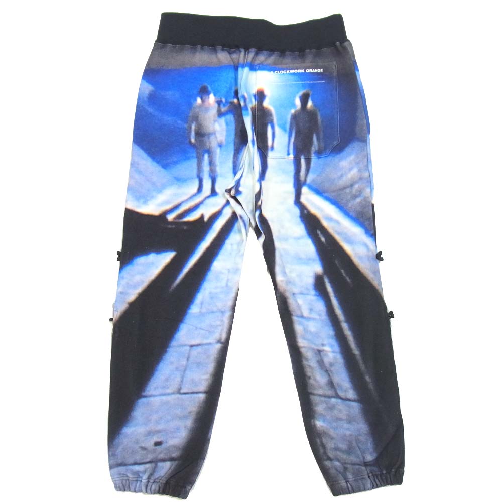 UNDERCOVER アンダーカバー 19AW UCX4511-3 A Clockwork Orange 時計仕掛けのオレンジ 転写 スウェット パンツ A.BLACK 2【美品】【中古】