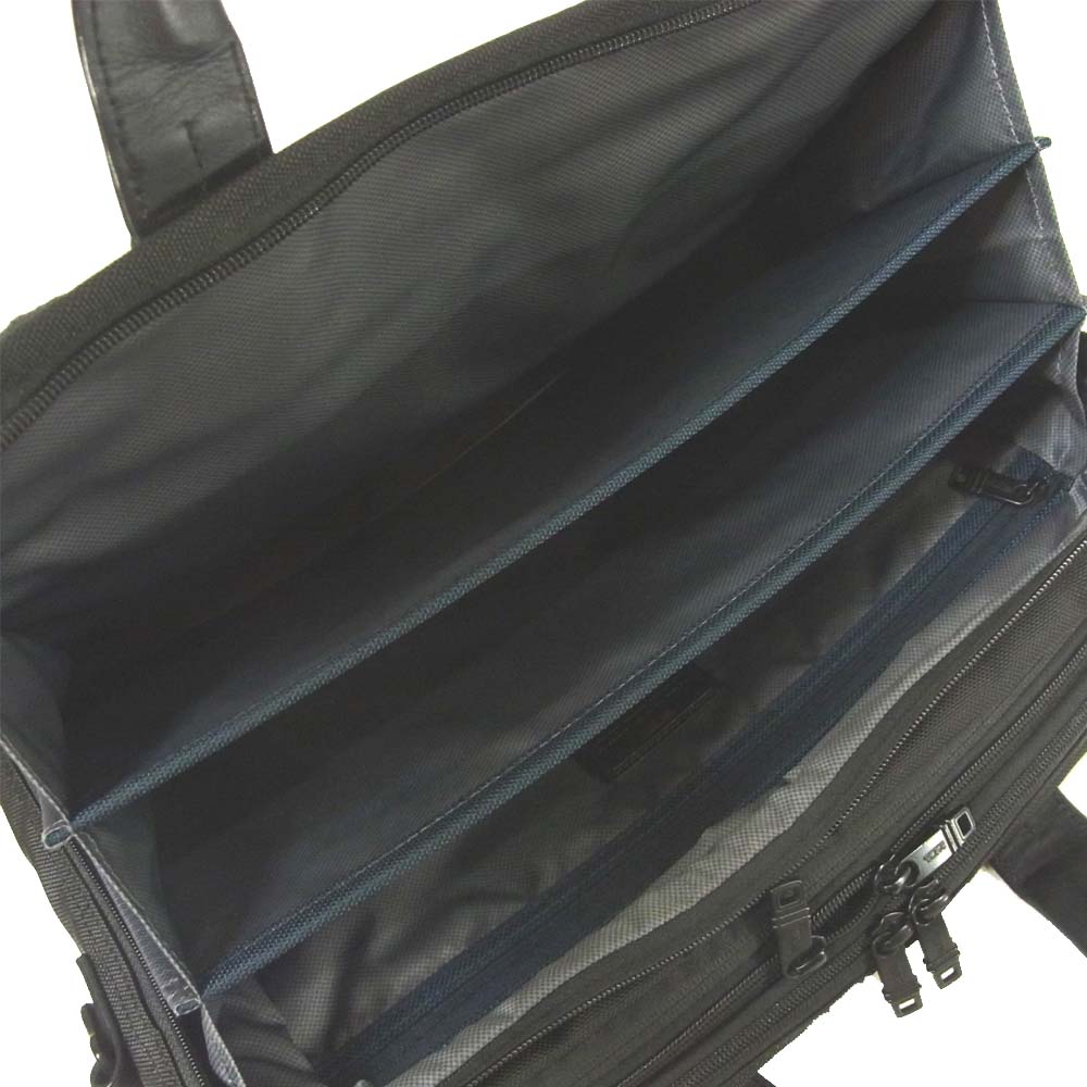 TUMI トゥミ 26145D2 ALPHA2 ミディアム キャパシティ ラップトップ ブリーフ ケース ブラック系【美品】【中古】