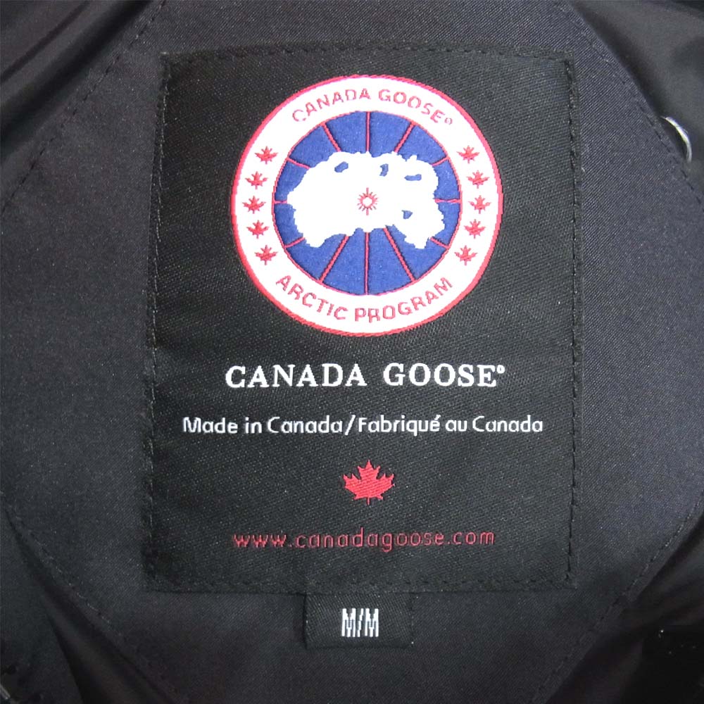 CANADA GOOSE カナダグース 3438JM 国内正規品 サザビーリーグタグ JASPER PARKA ジャスパー パーカー ブラック系 M【中古】