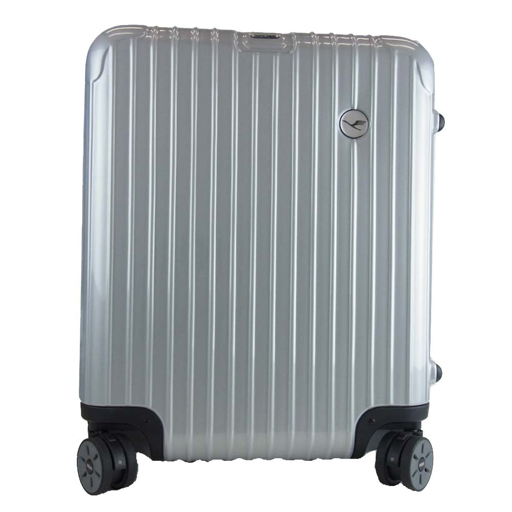 RIMOWA リモワ ルフトハンザ 47L マルチホイール 4輪 シルバー系 ブラック系【美品】【中古】