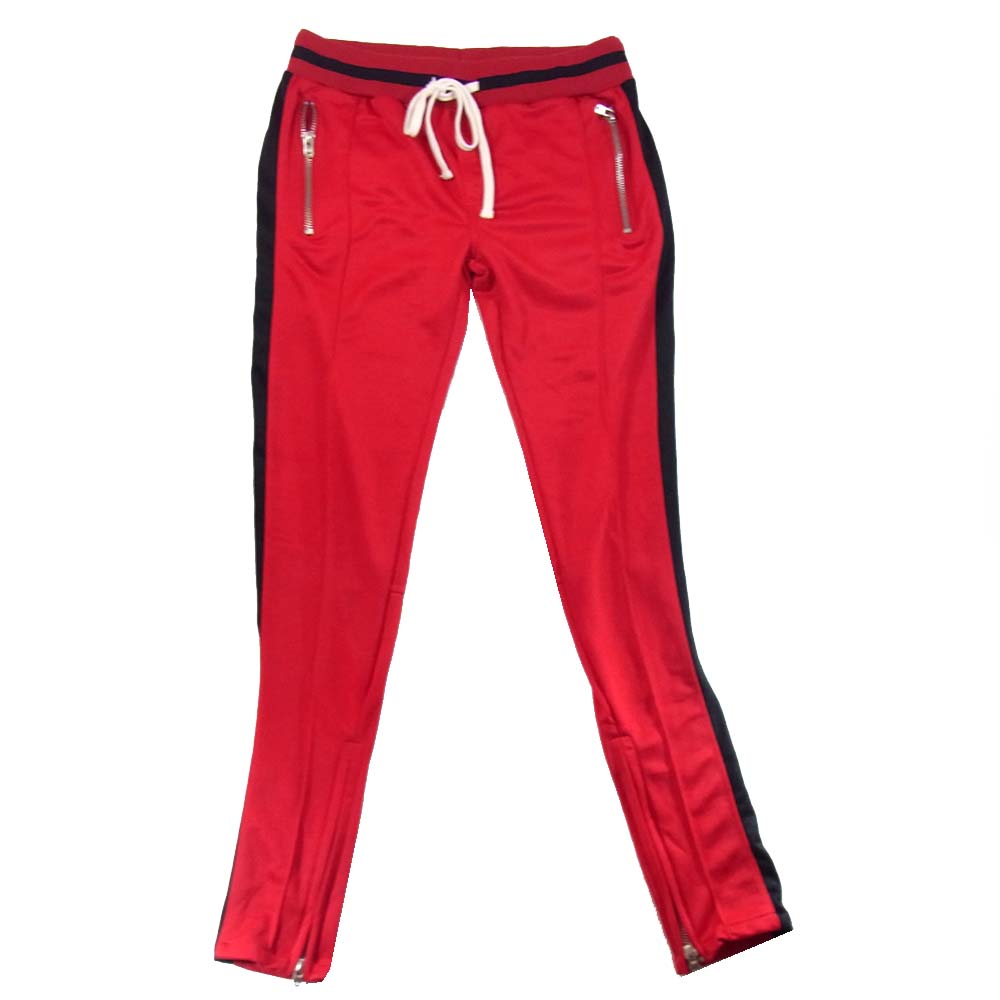 ミニマル M2017-P271 Track Pants サイドライン トラックパンツ レッド系 M【美品】【中古】