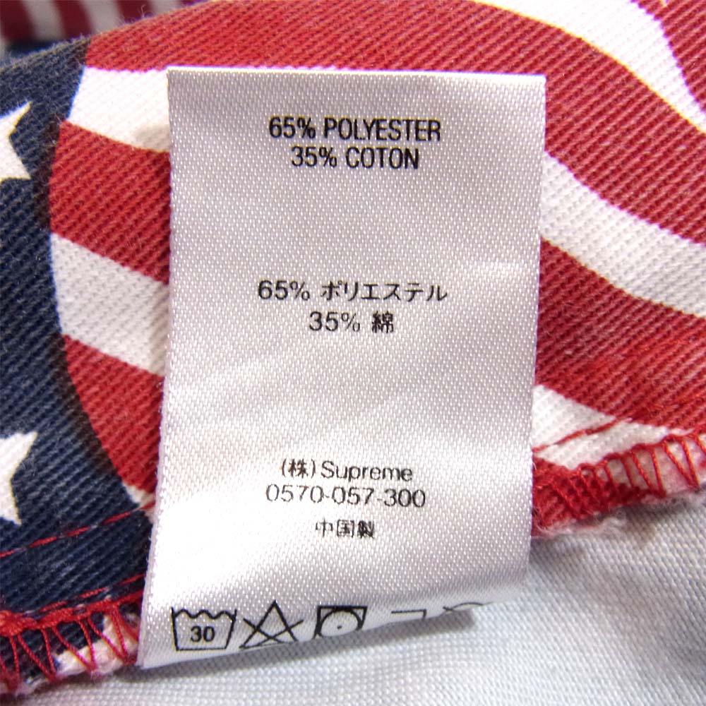 Supreme シュプリーム 20SS Work Pant Flag 星条旗 総柄 ワーク フラッグ パンツ マルチカラー系 32【中古】