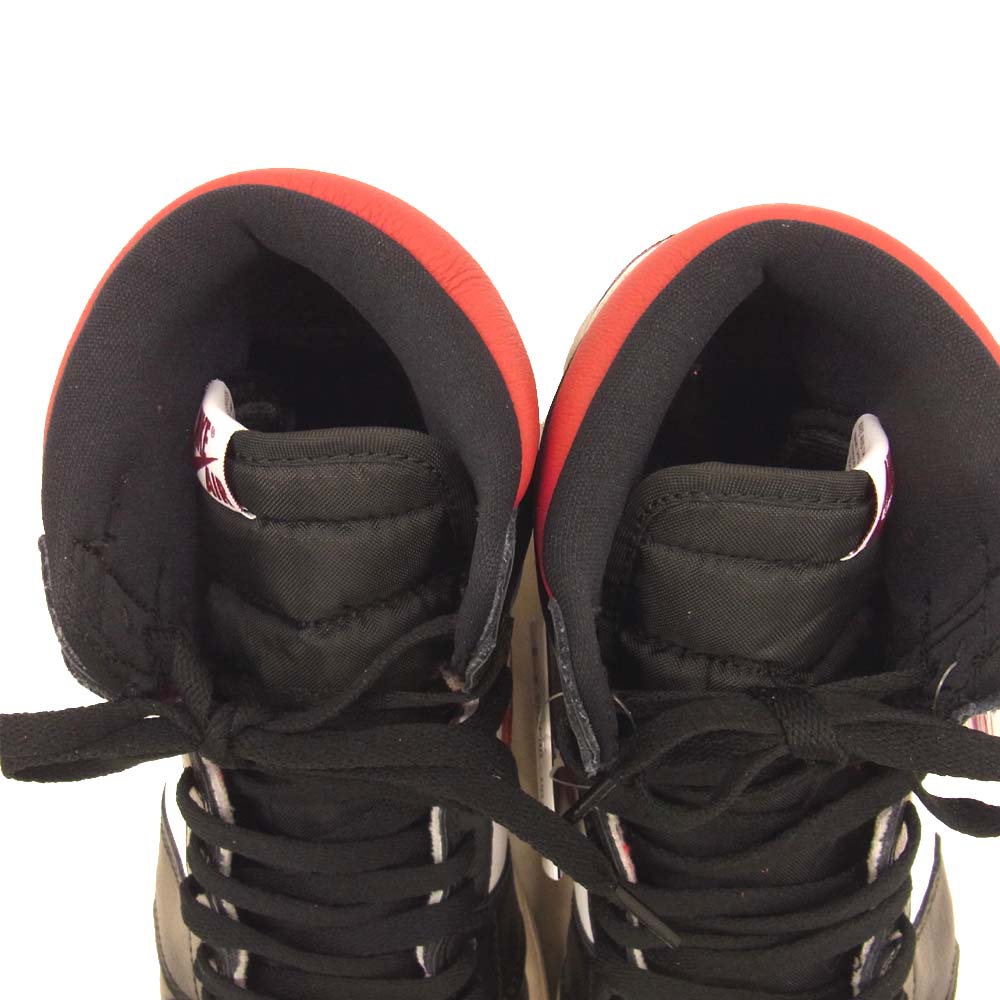 NIKE AIR JORDAN ナイキ ジョーダン 555088-061 1 RETRO HIGH OG レトロ ハイカット レッド系 ホワイト系 28.5cm【美品】【中古】