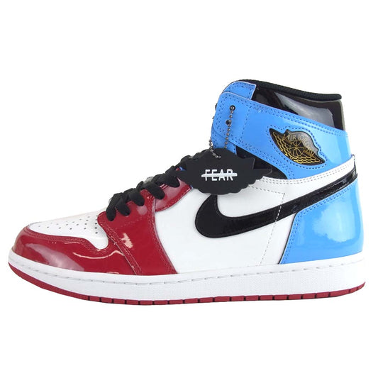 NIKE AIR JORDAN ナイキ ジョーダン CK5666-100 1 RETRO HIGH OG FEARLESS レトロ ハイ フィアレス ハイカット マルチカラー系 ライトブルー系 28cm【新古品】【未使用】【中古】