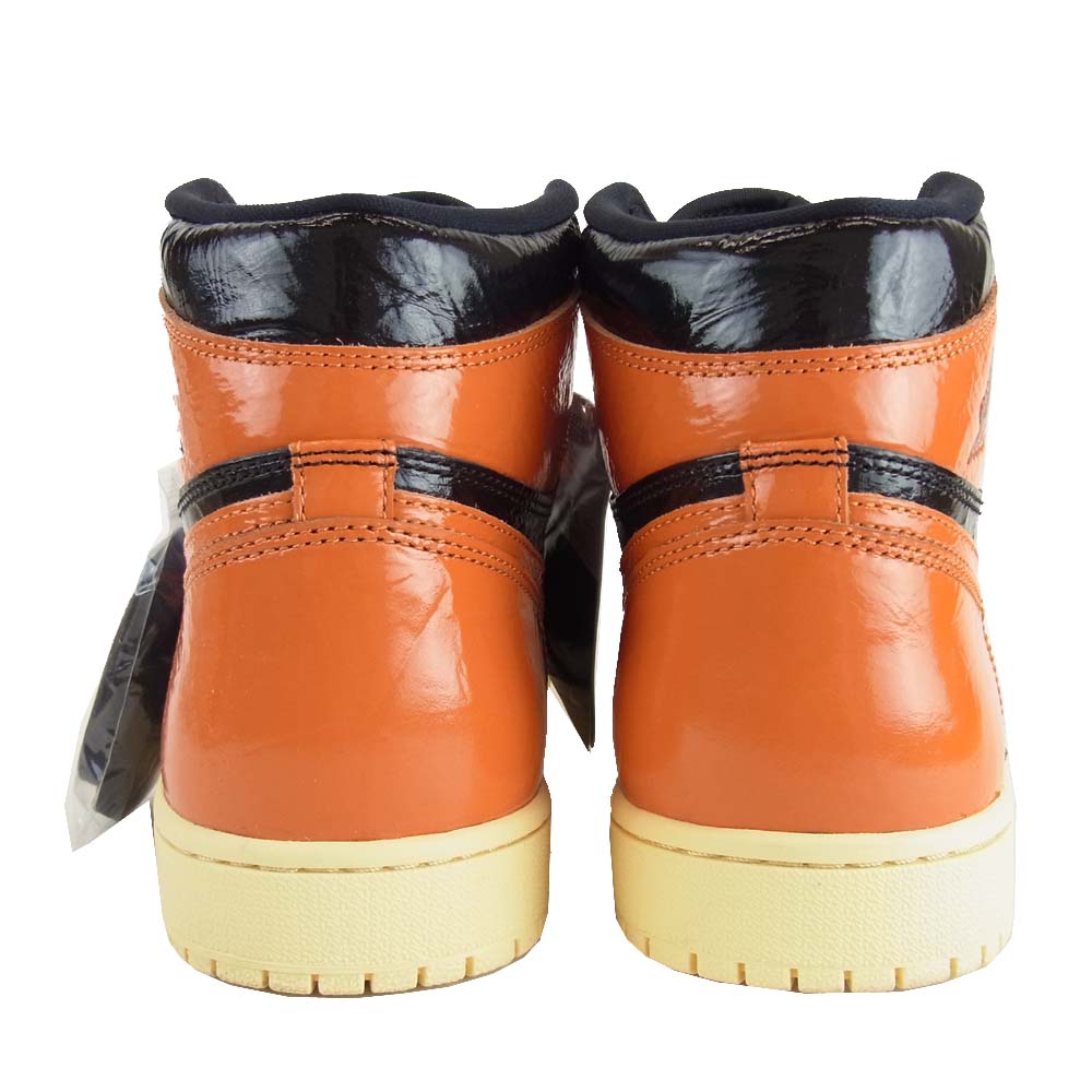 NIKE AIR JORDAN ナイキ ジョーダン 555088-028 1 RETRO HIGH OG SHATTERED BAC レトロ ハイ シャッタード ハイカット オレンジ系 ブラック系 28.5cm【新古品】【未使用】【中古】