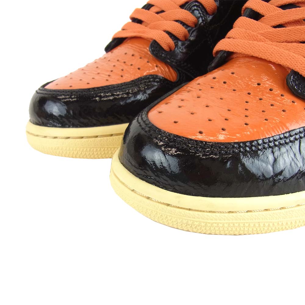 NIKE AIR JORDAN ナイキ ジョーダン 555088-028 1 RETRO HIGH OG SHATTERED BAC レトロ ハイ シャッタード ハイカット オレンジ系 ブラック系 28.5cm【新古品】【未使用】【中古】
