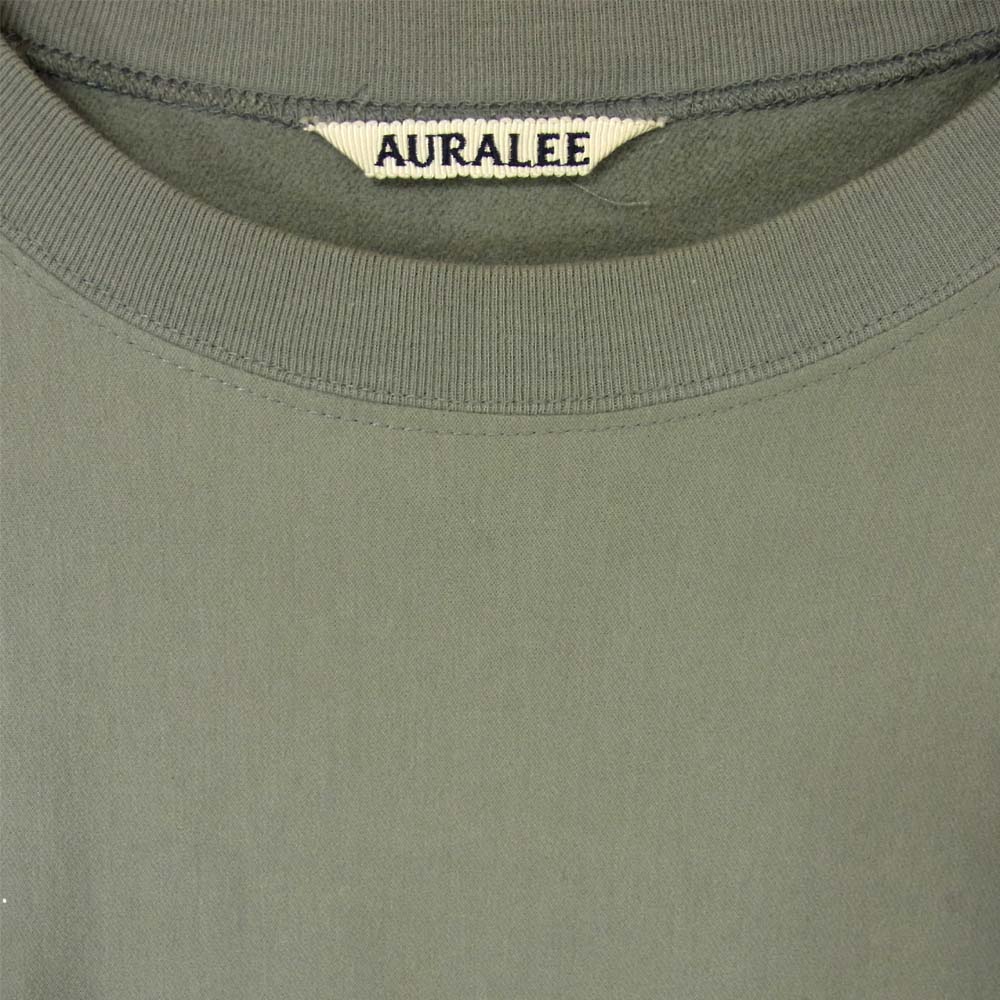 AURALEE オーラリー A7AP02SU SUPER HIGE GAUGE SWEAT BIG P/O プルオーバー スウェット コットン 日本製 グレー系 3【中古】