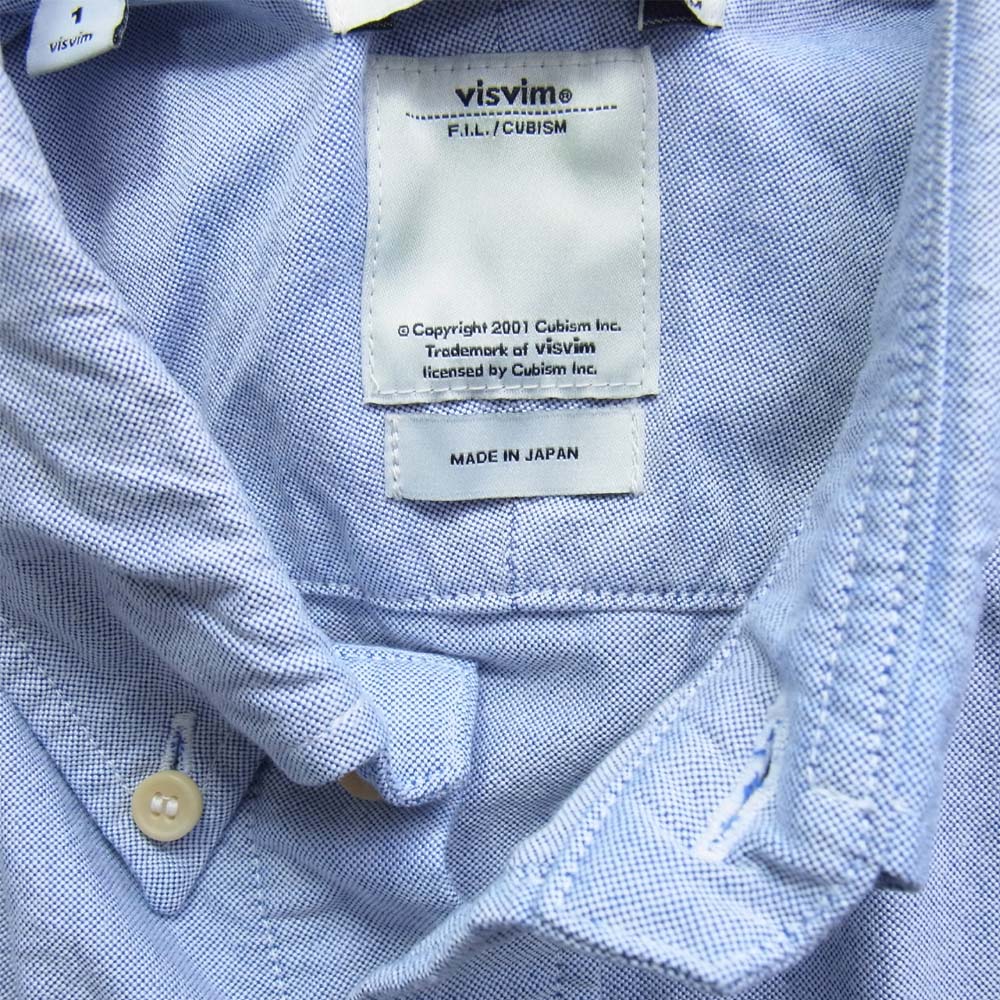 VISVIM ビズビム 0116205011003 ALBACORE NATIVE BLANKET L/S 長袖シャツ ブルー系 1【中古】