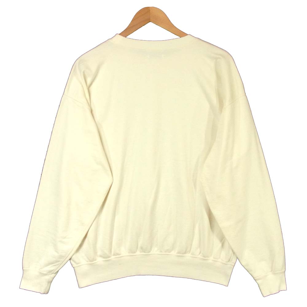 AURALEE オーラリー A8SP01NU SUPER HIGE GAUGE SWEAT BIG P/O プルオーバー スウェット トレーナー オフホワイト系 3【中古】