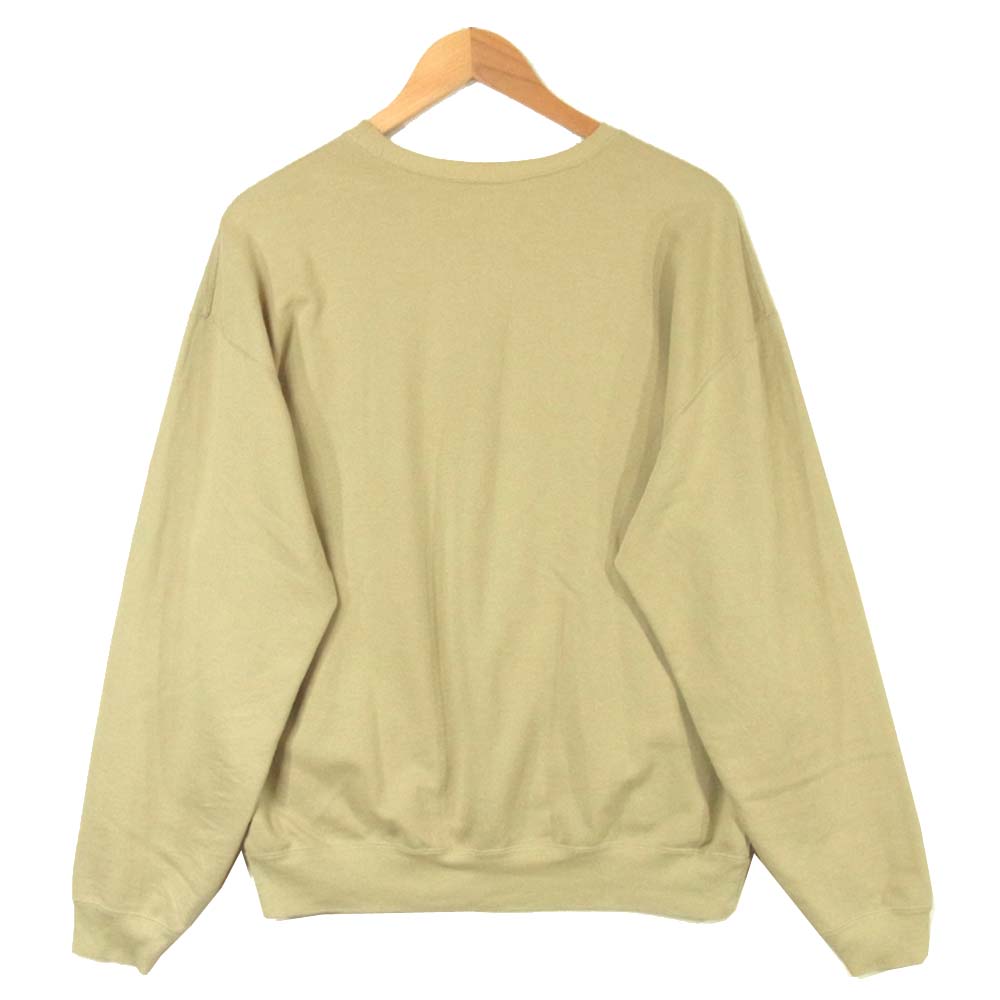 AURALEE オーラリー A9SP02GU SUPER SOFT SWEAT BIG P/O プルオーバー スウェット コットン 日本製 グレージュ系 3【中古】