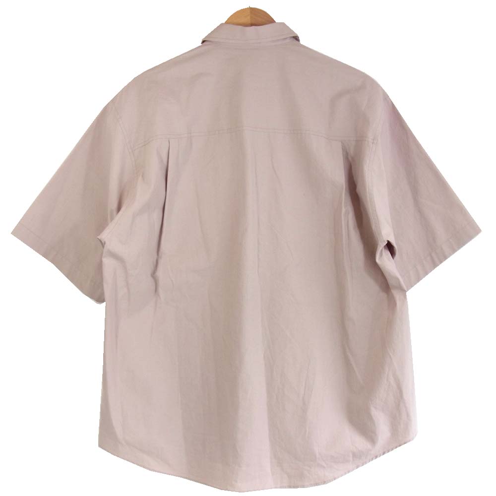 AURALEE オーラリー A9SS02TN ASHED FINX TWILL HALF SLEEVED BIG SHIRTS ピンク系 3【中古】