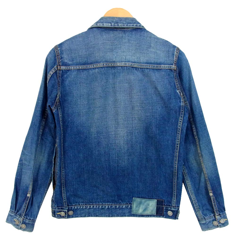 VISVIM ビズビム 14SS 0114305006002 SS 101 JKT DAMAGED デニムジャケット インディゴブルー系 1【中古】